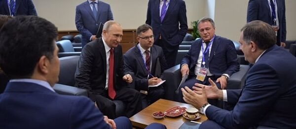 Владимир Путин Милорад Додик - Sputnik Србија