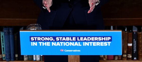 Премијерка Велике Британије Тереза Меј током предизборне кампање у Лондону - Sputnik Србија