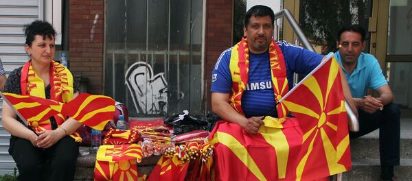 Protesti u Makedoniji Protesti u Makedoniji - Sputnik Srbija