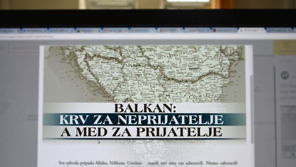 Tekst na sajtu Rumijah Balkan - Sputnik Srbija