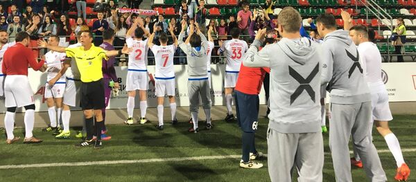 Репрезентација Србије слави победу Репрезентација Србије слави победу - Sputnik Србија