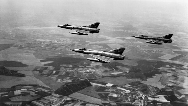 Израелски авиони Мираж 3 током Израелско-Арапског шестодневног рата 1967.године - Sputnik Србија