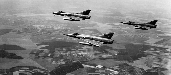 Izraelski avioni Miraž 3 tokom Izraelsko-Arapskog šestodnevnog rata 1967.godine - Sputnik Srbija