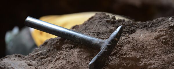 Археолошка алатка на месту ископавања у Копан парку у Хондурасу - Sputnik Србија