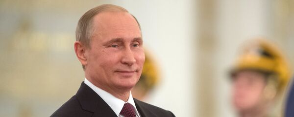 Председник Русије Владимир Путин на церемонији уручивања државних награда у Кремљу - Sputnik Србија