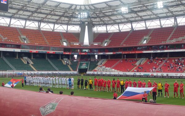 Početak utakmice za treće mesto između Srbije i Rusije. - Sputnik Srbija