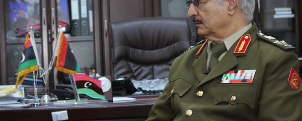 Либијски генерал Халифа Хафтар - Sputnik Србија