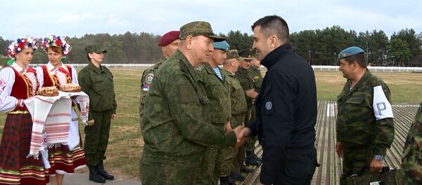 Министар одбране Зоран Ђорђевић на војној вежби Словенско братсво Министар одбране Зоран Ђорђевић на војној вежби Словенско братсво - Sputnik Србија