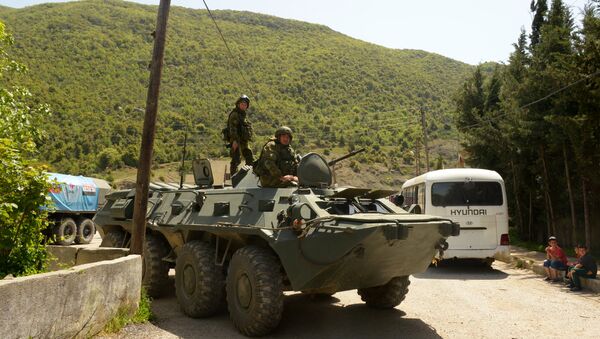 Vojnici ruskog Centra za mirenje neprijateljskih snaga u Siriji - Sputnik Srbija