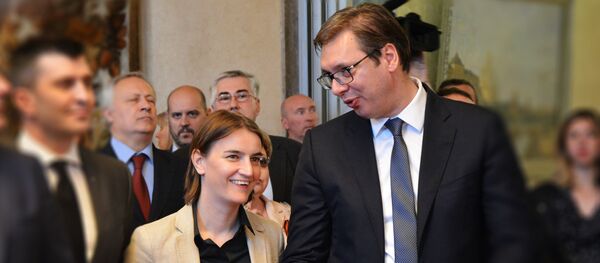 Ана Брнабић и Алкесандар Вучић - Sputnik Србија