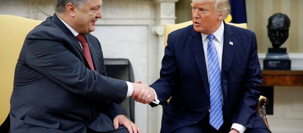 Porošenko i Tramp - Sputnik Srbija