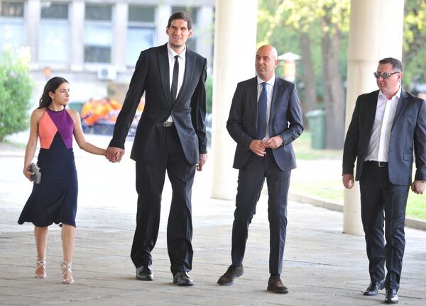 Кошаркаш Боби Марјановић са супругом Кошаркаш Боби Марјановић са супругом - Sputnik Србија