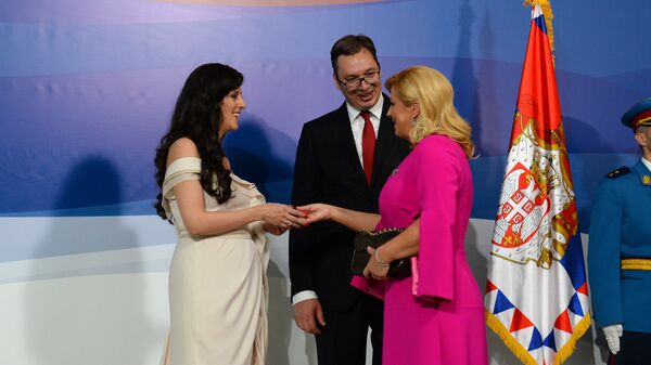 Колинда Грабар Титаровић честита Вучићу Колинда Грабар Титаровић честита Вучићу - Sputnik Србија