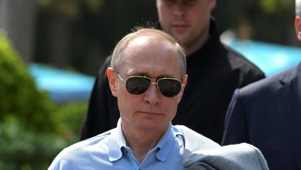 Председник Русије Владимир Путин током посете Криму - Sputnik Србија