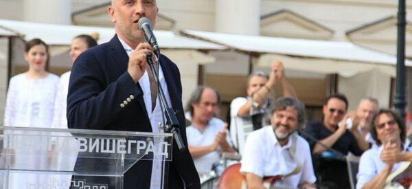 Захар Прилепин у Андрићграду. - Sputnik Србија