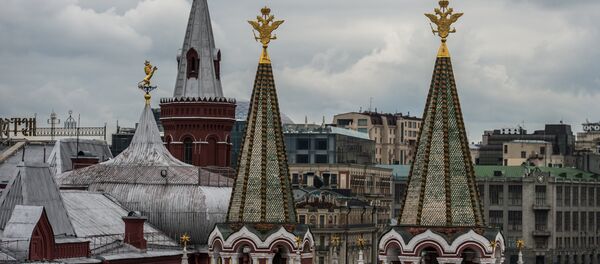 Поглед на Иверску капелу у Москви Поглед на Иверску капелу у Москви - Sputnik Србија