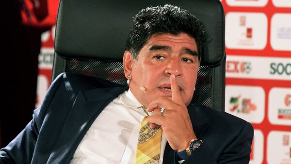 Legendarni fudbaler Dijego Maradona - Sputnik Srbija