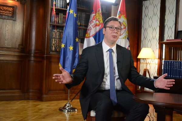 Pozicija predsednika mi omogućava da se bavim strateškim i suštinskim pitanjima. Pozicija predsednika mi omogućava da se bavim strateškim i suštinskim pitanjima. - Sputnik Srbija