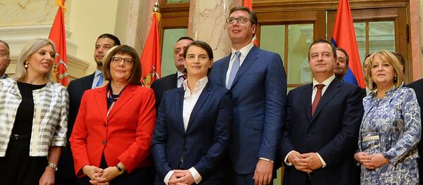 Ана Брнабић и Александар Вучић - Sputnik Србија