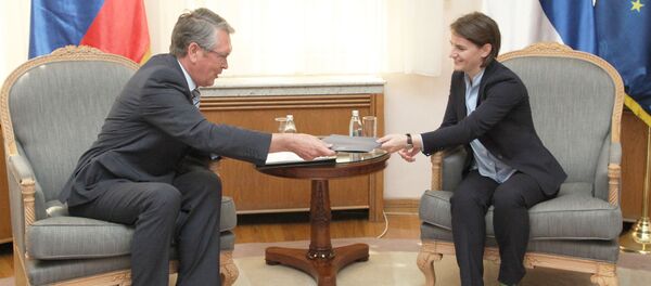 Ана Брнабић и Александар Чепурин - Sputnik Србија