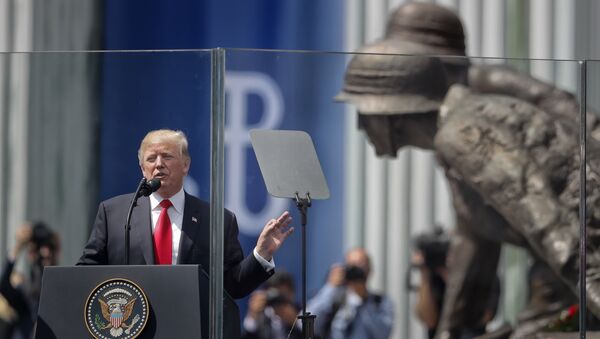 Председник САД Доналд Трамп држи говор у Варшави - Sputnik Србија