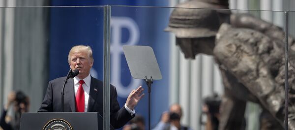 Председник САД Доналд Трамп држи говор у Варшави - Sputnik Србија