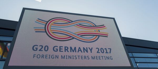 Logo samita G20 u Hamburgu - Sputnik Srbija