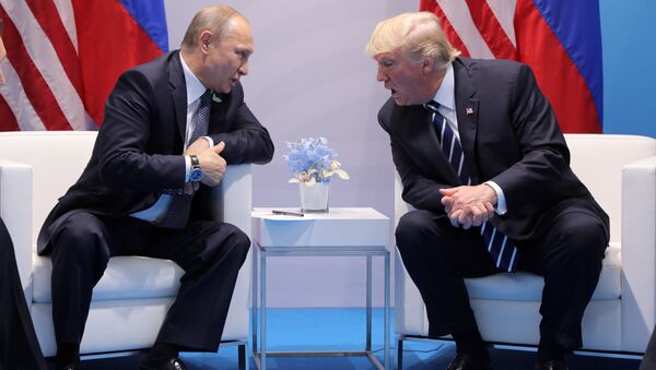 Састанак Владимира Путина и Доналда Трампа - Sputnik Србија