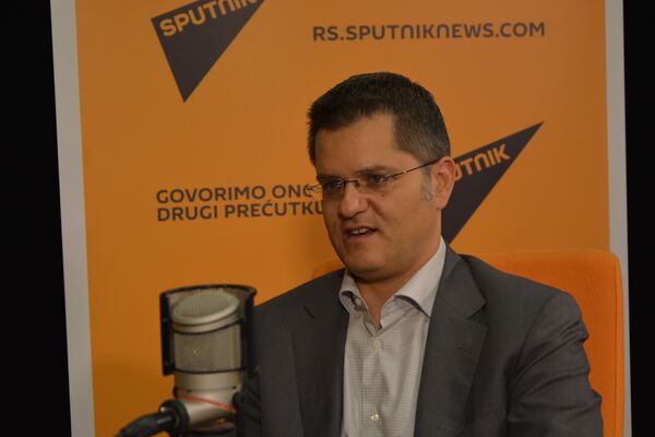 Вук Јеремић у студију Спутњика Вук Јеремић у студију Спутњика - Sputnik Србија