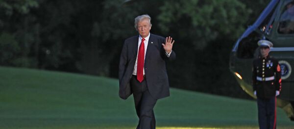 Председник САД Доналд Трамп долази у Белу кућу након повратка из Хамбурга - Sputnik Србија