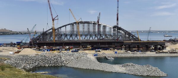 Изградња Кримског моста - Sputnik Србија