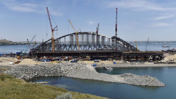 Izgradnja Krimskog mosta - Sputnik Srbija