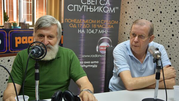 Milan Mišić i Zoran Milivojević Milan Mišić i Zoran Milivojević - Sputnik Srbija