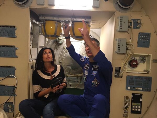 Alesandra Bonavina i Paolo Nespoli Alesandra Bonavina i Paolo Nespoli - Sputnik Srbija