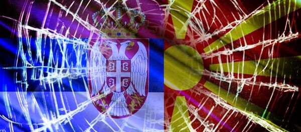 Srpska i makedonska zastava - Sputnik Srbija