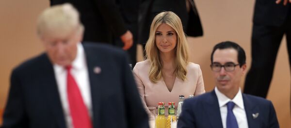 Иванка и Доналд Трамп на самиту Г20 у Хамбургу - Sputnik Србија