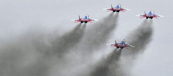 Ловци МиГ-29 акробатске групе „Стрижи“ - Sputnik Србија