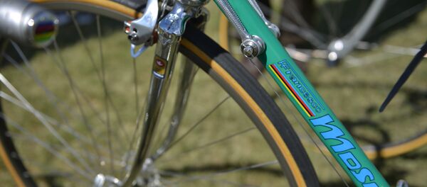 Točak klasičnog bicikla Mozer na sajmu bicikala u Sidneju Točak klasičnog bicikla Mozer na sajmu bicikala u Sidneju - Sputnik Srbija