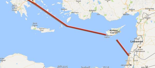 Oblast oko Kipra u sredozemnom moru Oblast oko Kipra u sredozemnom moru - Sputnik Srbija