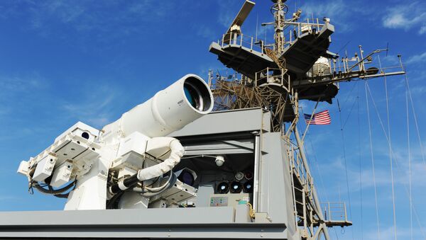 Ласерски систем на броду Понс америчке морнарице - Sputnik Србија