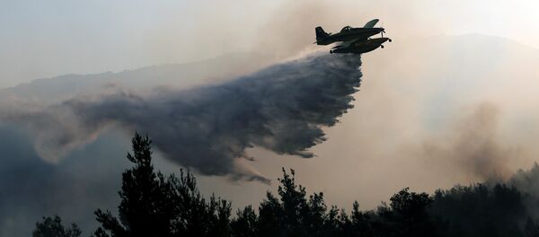 Велики пожар у Хрватској близу Сплита. - Sputnik Србија