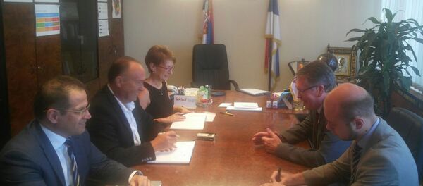 Министар просвете, науке и технолошког развоја Младен Шарчевић разговарао је данас са амбасадором Руске Федерације у Републици Србији Александром Чепурином - Sputnik Србија