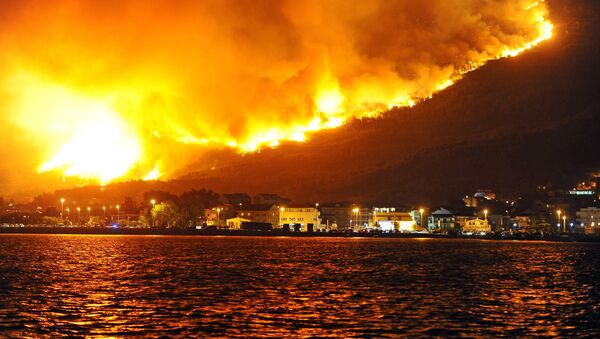Požar blizu Splita, Hrvatska - Sputnik Srbija