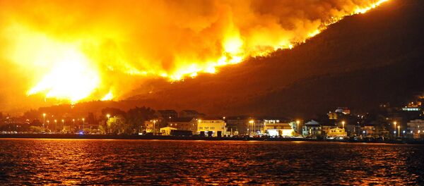 Пожар близу Сплита, Хрватска - Sputnik Србија