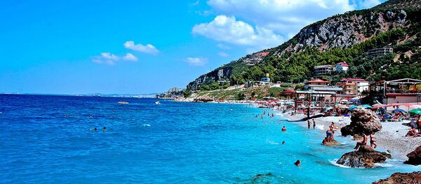 Плажа у Албанији Плажа у Албанији - Sputnik Србија