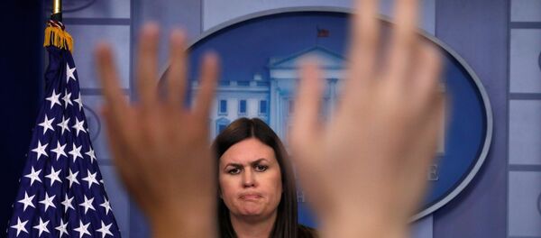 Sara Sanders, portparol Bele kuće - Sputnik Srbija