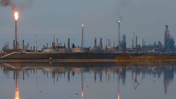 Pogled na rafineriju koja pripada venecuelanskoj naftnoj kompaniji PDVSA u Punto Fihu - Sputnik Srbija