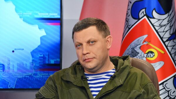 Lider Donjecke Narodne Republike Aleksandar Zaharčenko - Sputnik Srbija
