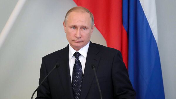 Председник Русије Владимир Путин током посете Финској - Sputnik Србија