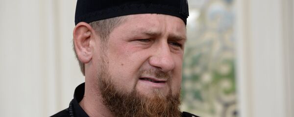 Лидер Чеченије Рамзан Кадиров на конференцији за медије у Грозном - Sputnik Србија